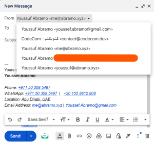 Compose Email & Email Signature