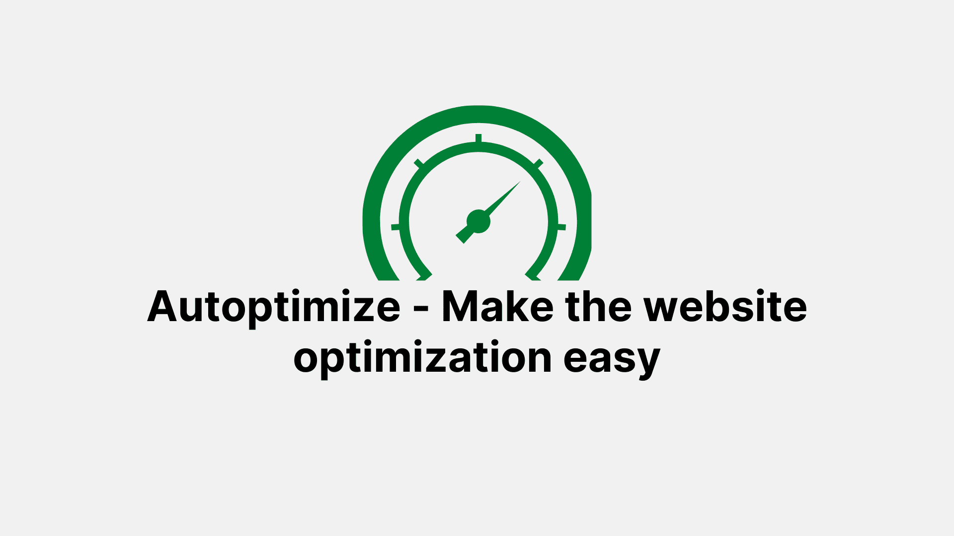 Autoptimize wordpress plugin